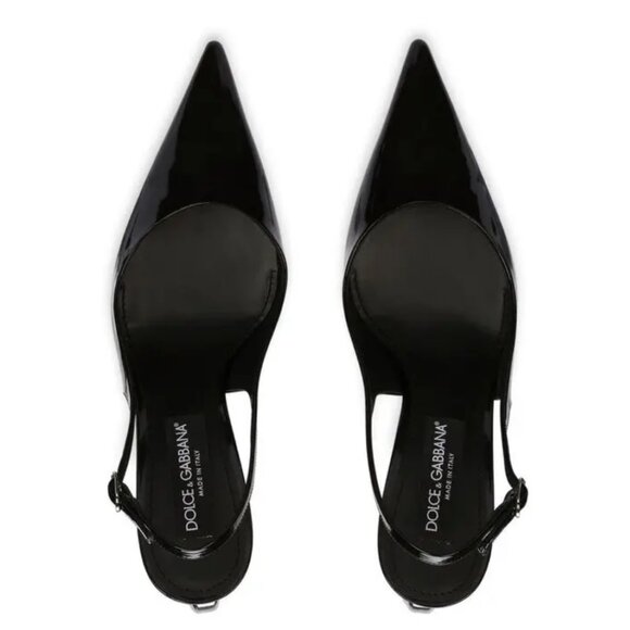 DOLCE & GABBANA Slingback Logo heel Size 40 IT, 9 US - Picture 9 of 12